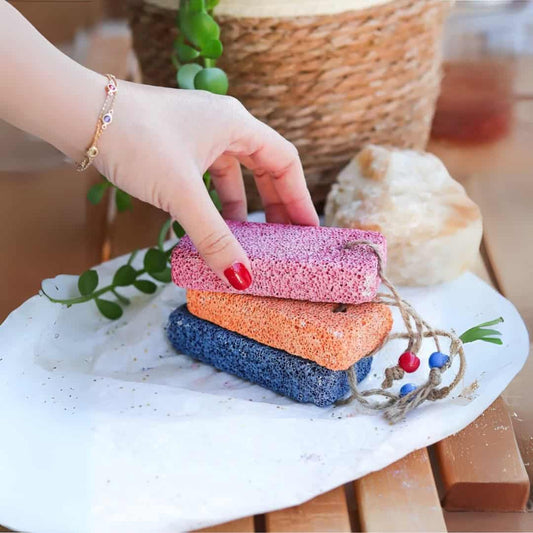 ipexa PumiceStone™ 3’lü Doğal Ponza Taşı Seti – Ayak & Topuk Bakımı