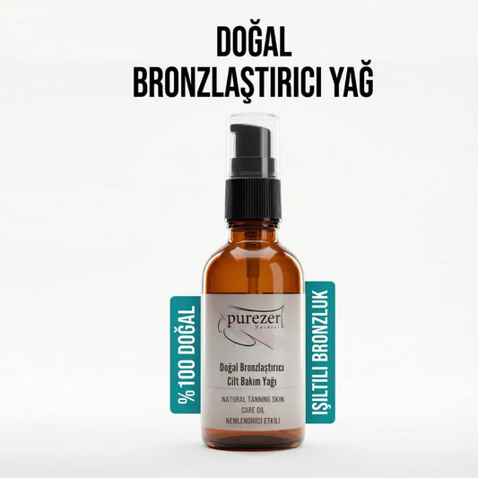 Purezer™ Bronzlaştırıcı Yağ | Hızlı & Işıltılı Bronz Görünüm