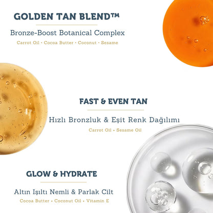 Purezer™ Bronzlaştırıcı Yağ | Hızlı & Işıltılı Bronz Görünüm